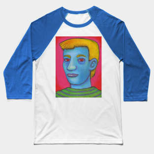 Blonde Selfportrait Baseball T-Shirt